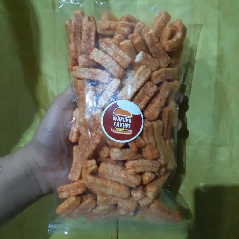 

SNACK | CEMILAN | KERUPUK IKAN PEDAS | CEMILAN KILOAN 100GR | FREE BUBLE WRAP | FREE KARDUS