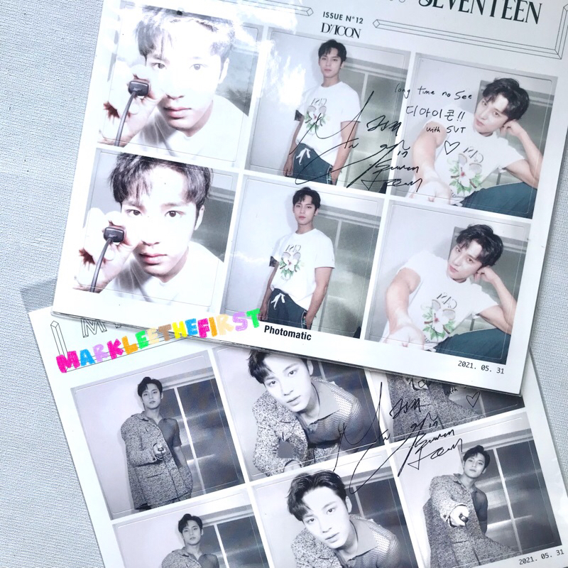 DICON PHOTOMATIC STICKER SET MINGYU SEVENTEEN