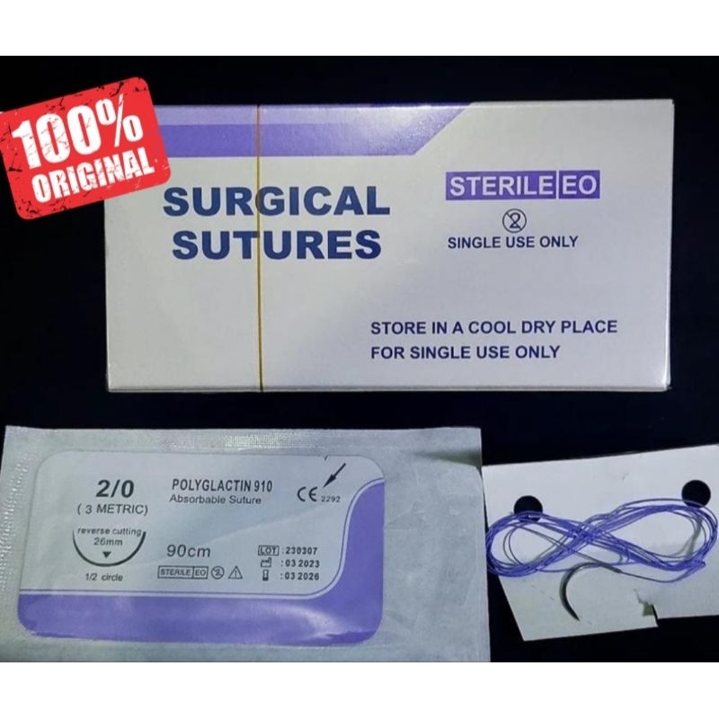 benang pga Poliglactin 2.0 3.0