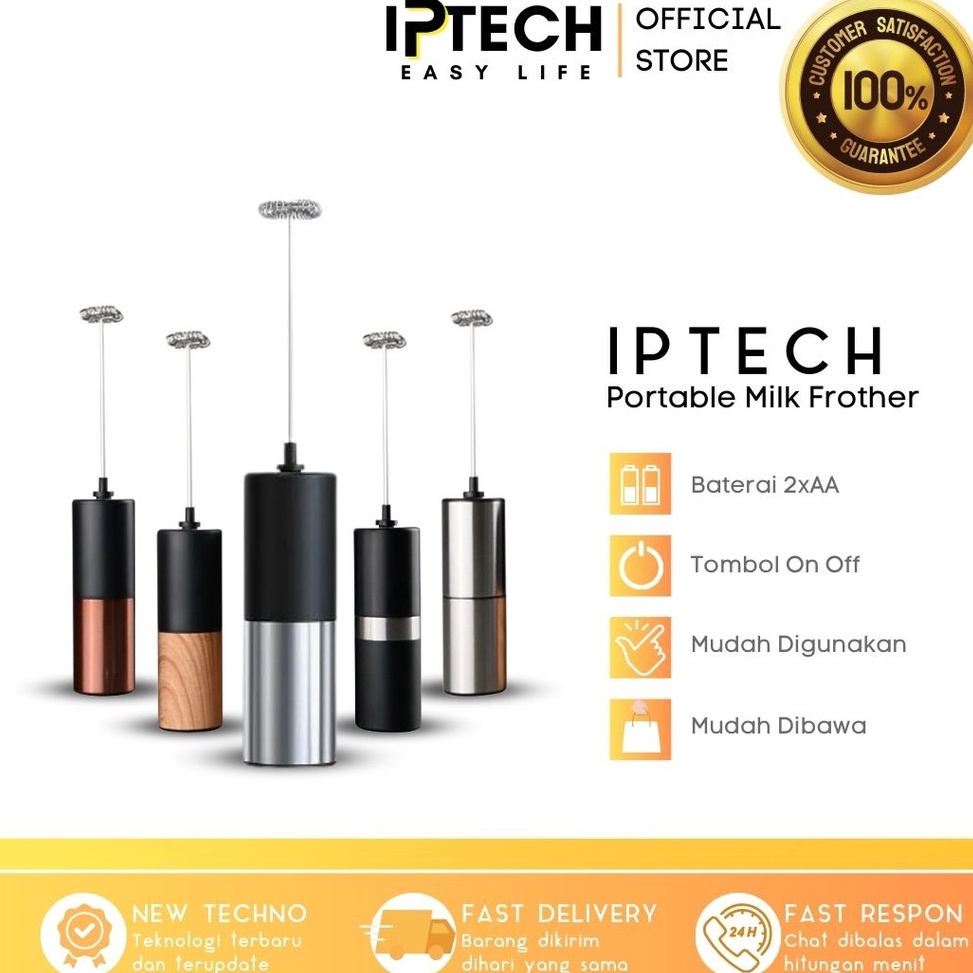 oz IPTECH HAND MIXER l MILK FROTHER l Portable Mixer dapat digunakan sebagai Pengocok Susu Pengocok 