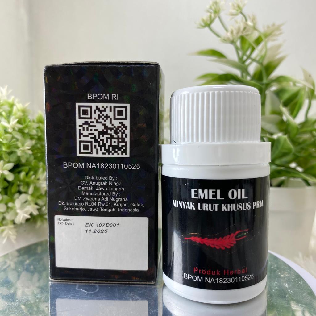 EMEL OIL Minyak lintah hitam pembesar penis 100% original pembesar permanen Mr.P minyak lintah asli Papua bpom