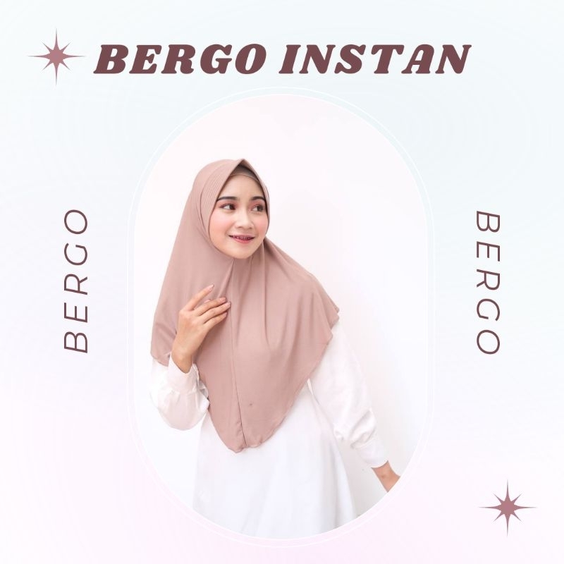 Bergo Hamidah Menutup Dada/ Bergo Oval Pinguin/ Hijab Sport Jersey Premium