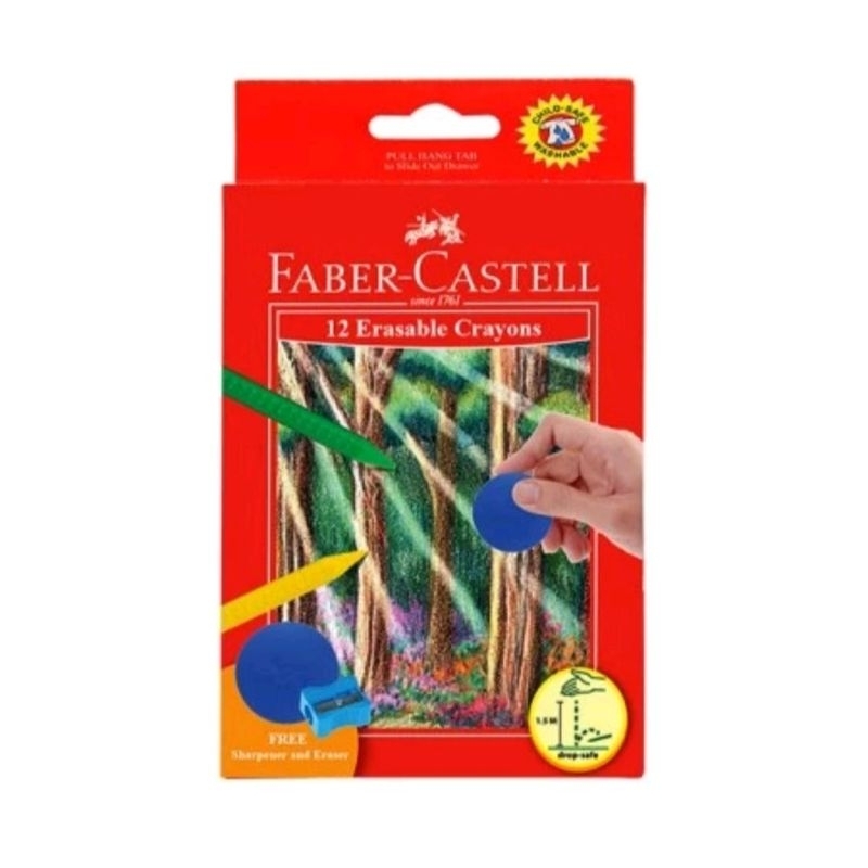 

Erasable Crayon 12 Warna Faber Castell 122530