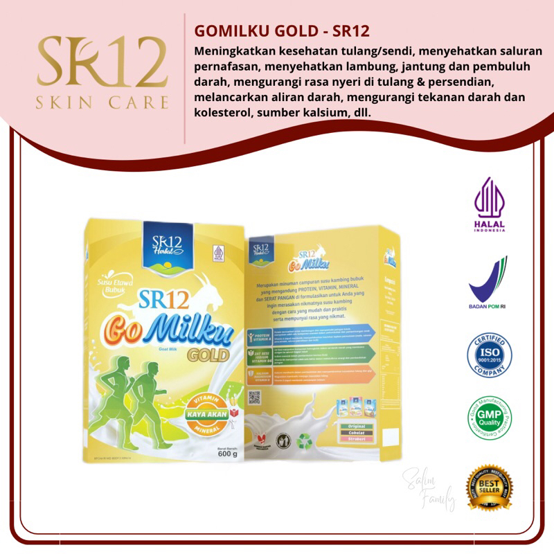 

SR12 | GOMILKU GOLD SR12 | SUSU KAMBING ETAWA GOLD | SUSU KAMBING TIDAK MENGANDUNG GULA | ASAM URAT | NYERI SENDI | DARAH TINGGI | KOLESTEROL