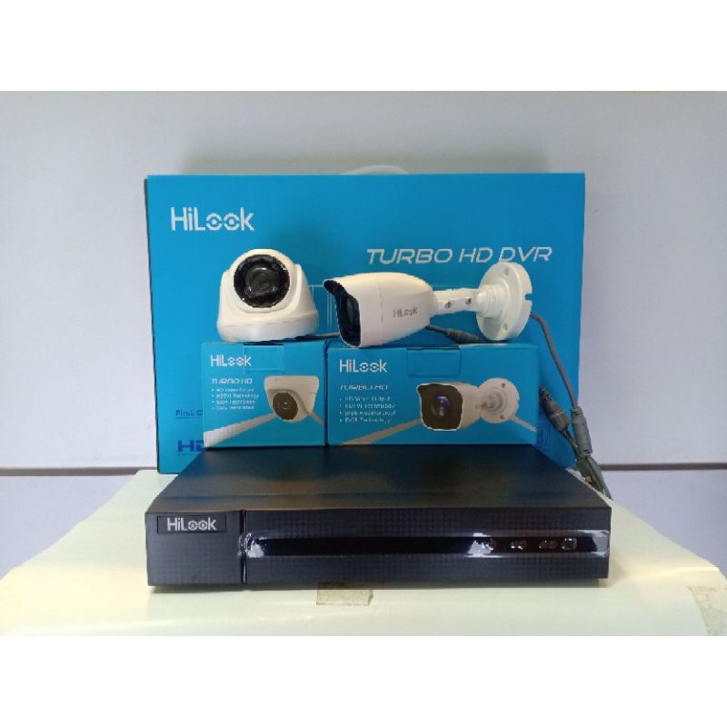 PAKET CCTV HILOOK 8 CHANNEL 6 CAMERA KOMPLIT TANPA KABEL