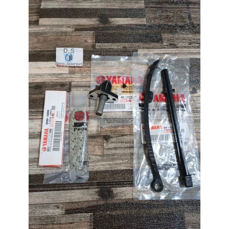 tonjokan keteng set lidah tensioner rantai keteng yamaha Byson kode part(45P)