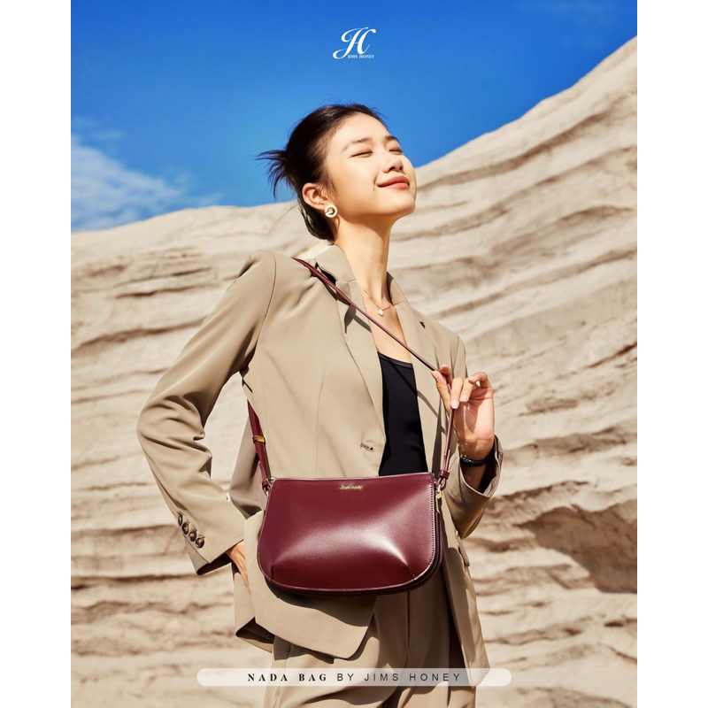 NADA BAG BY JIMSHONEY TAS SELEMPANG WANITA TERBARU DARI JIMSHONEY SHOULDER BAG SLING BAG CEWE SIMPEL