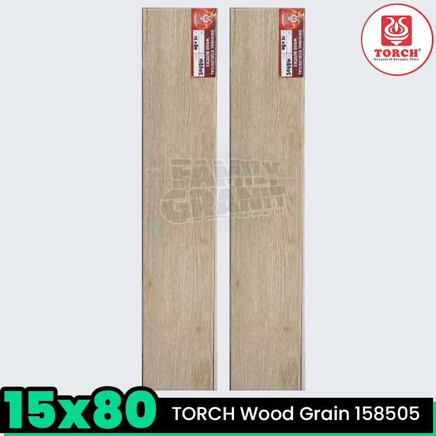 GRANIT 15x80 MOTIF KAYU TORCH 158505 MATTE LANTAI DINDING GRADE KW1