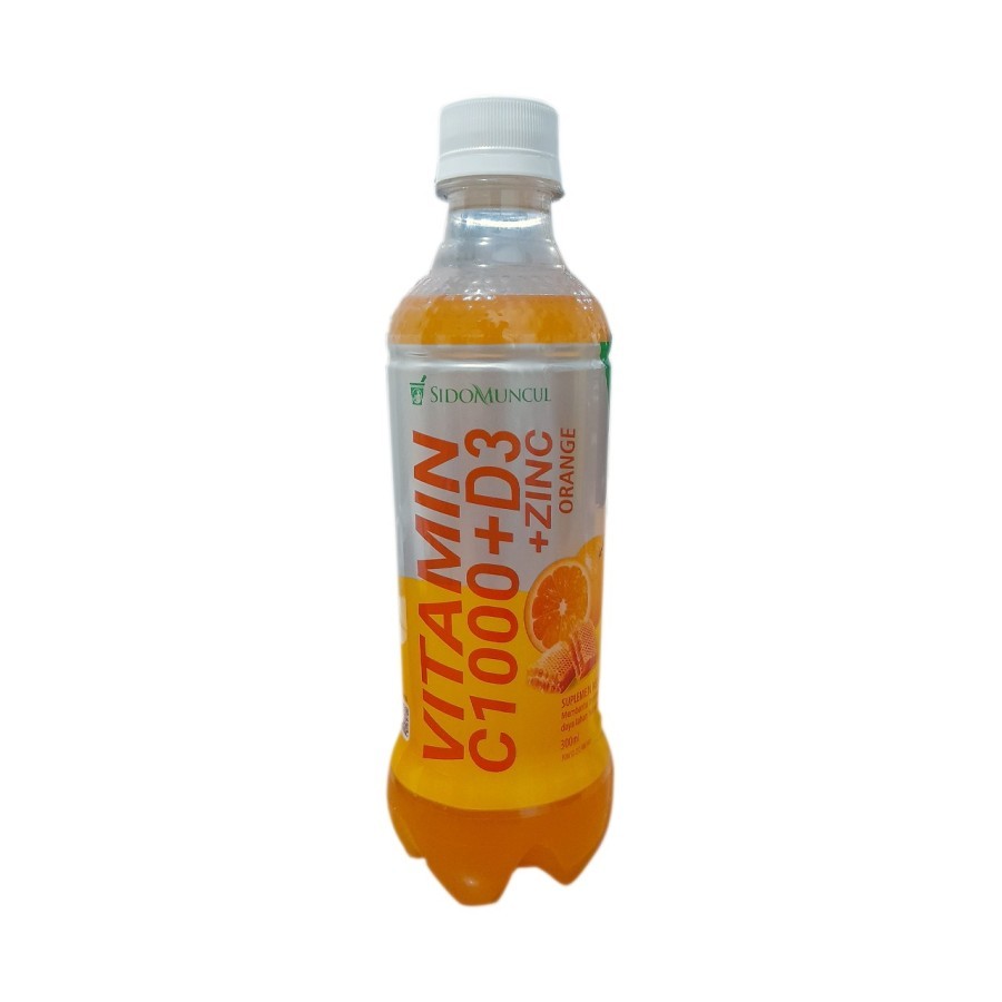 

SidoMuncul Vitamin C1000 + D3 + Zinc Orange 150ml - Daya Tahan Tubuh