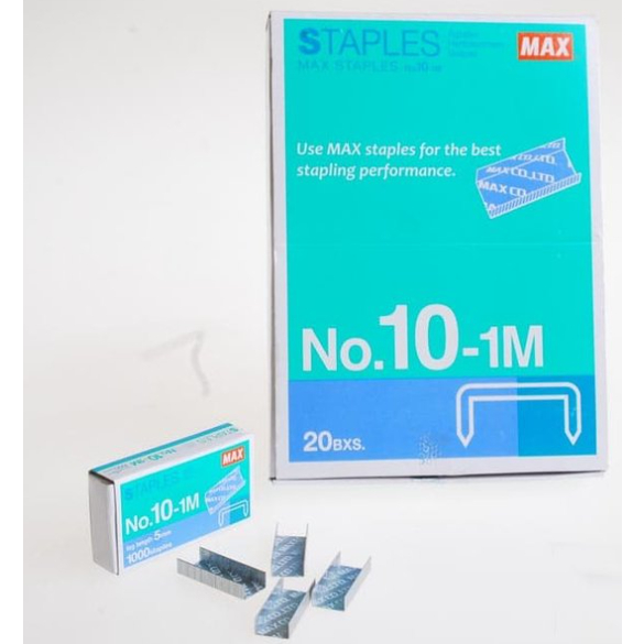 

Isi Staples MAX No.10 / Refill Stapler No.10-1M / Isi Hekter Max (PACK)