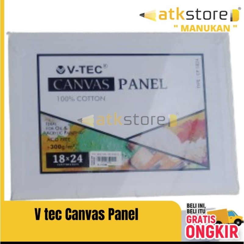 

V tec Canvas Panel | kanvas lukis | kanvas cotton