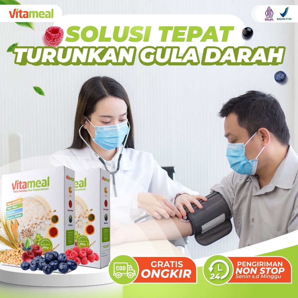 

VITAMEAL Solusi Tepat Menstabilkan Gula Darah Sereal Multigrain Untuk Menstabilkan Gula Darah Tinggi Menangkal Diabetes Kolesterol Menangkal Kebas Alami Tanpa Efek Samping Mealreplacement Meal replacement