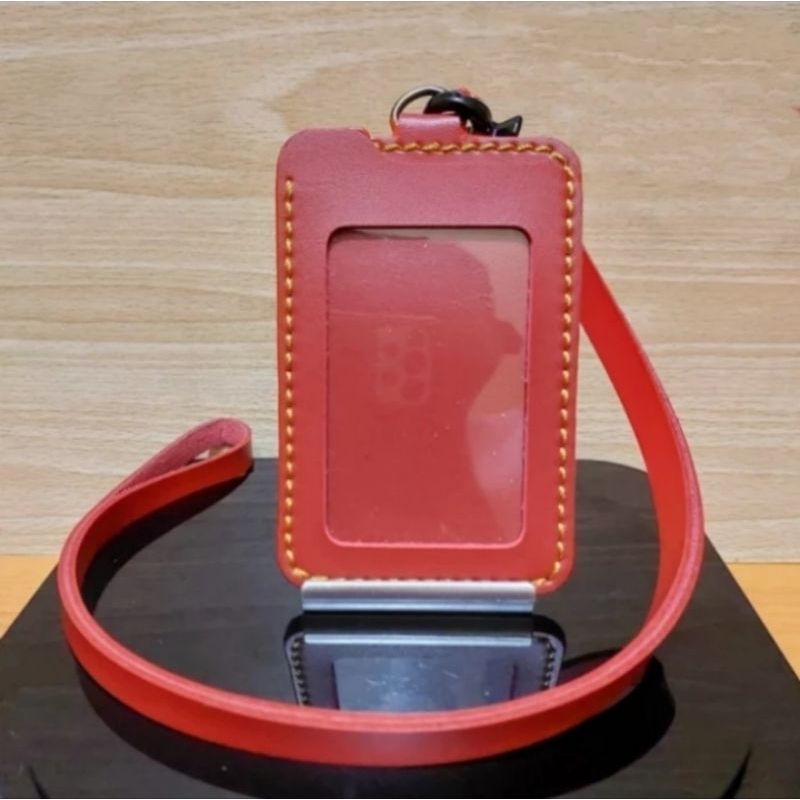 

HOLDER KALUNG ID CARD LOGO POLOS MERAH2 BEST QUALITY PREMIUM