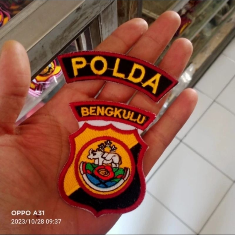 BADGE BORDIRAN POLDA BENGKULU