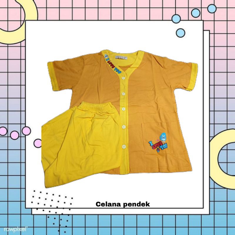 DAILILAN PIYAMA I LOVE YOU SET