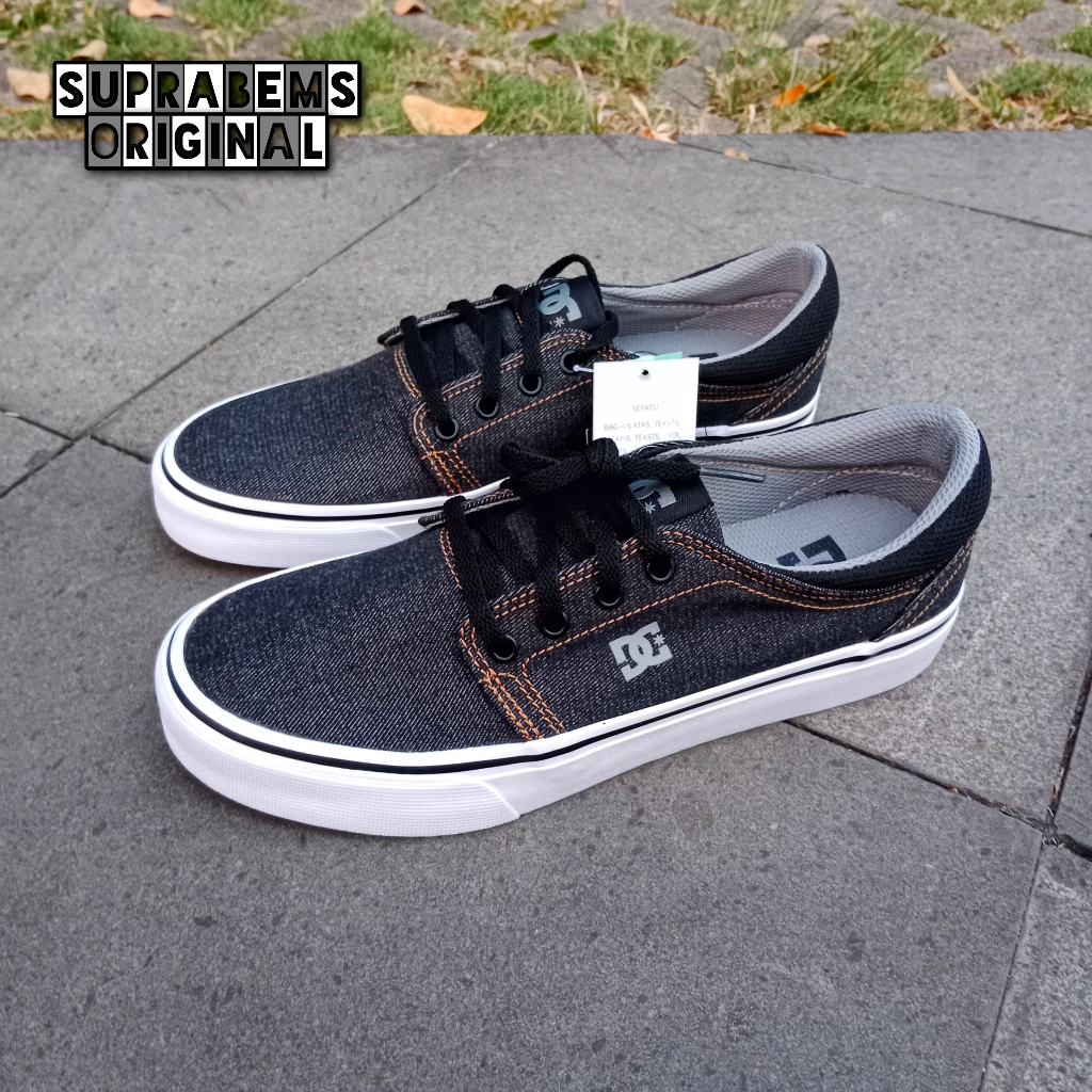 DC SHOES TRASE TX SE BLACK DENIM ORIGINAL