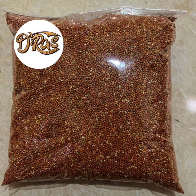 jewawut 1kg pakan makanan burung lovebird parkit perkutut kenari finch hamster