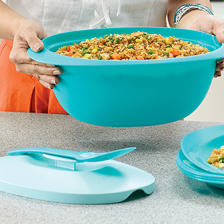 Tupperware Rice Server // Bloomia Rice Server // Blossom Rive Server // Tempat Nasi