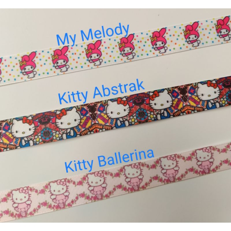 

Pita Grosgrain 2,2cm My Melody - Kitty