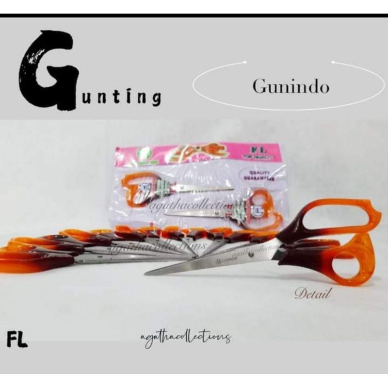 

Gunting Kain gunting jahit Gunindo FL per dzn/12biji