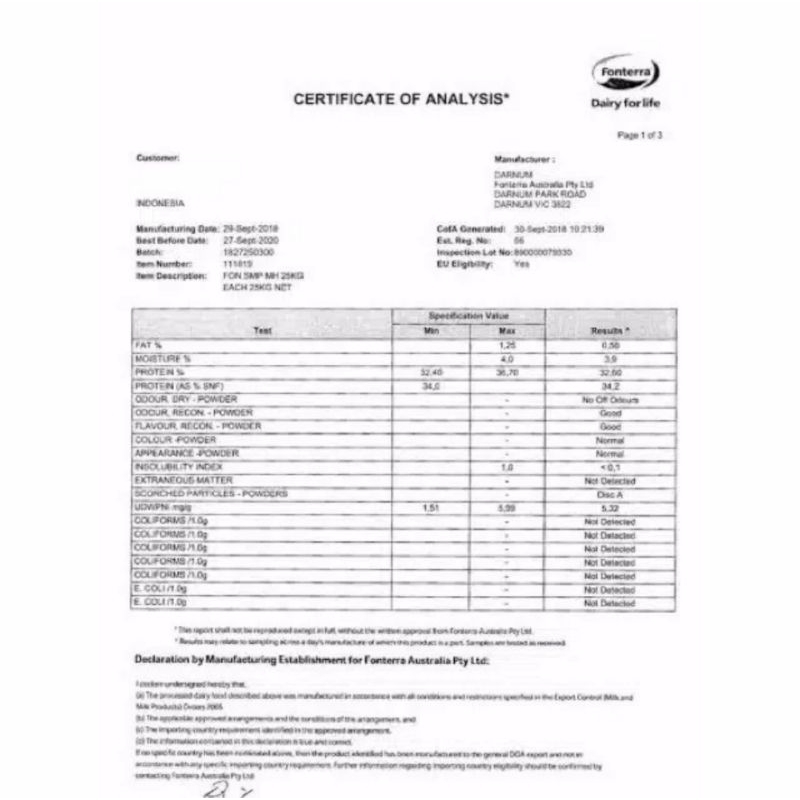 

RB22 susu bubuk full krim nz@p 500gr - 1kg