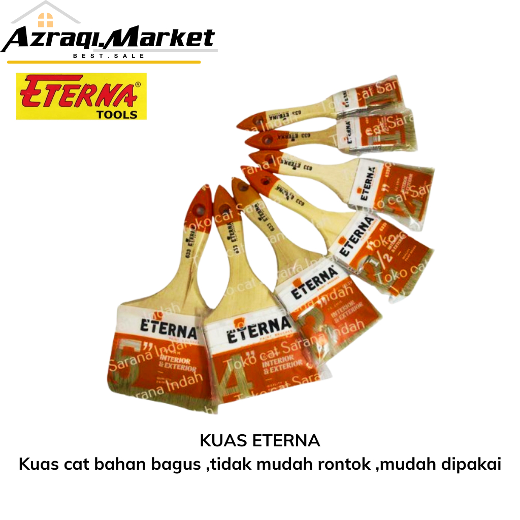 

KUAS ETERNA BERBAGAI UKURAN ( 1",1.5", 2",2,5"3",4" )