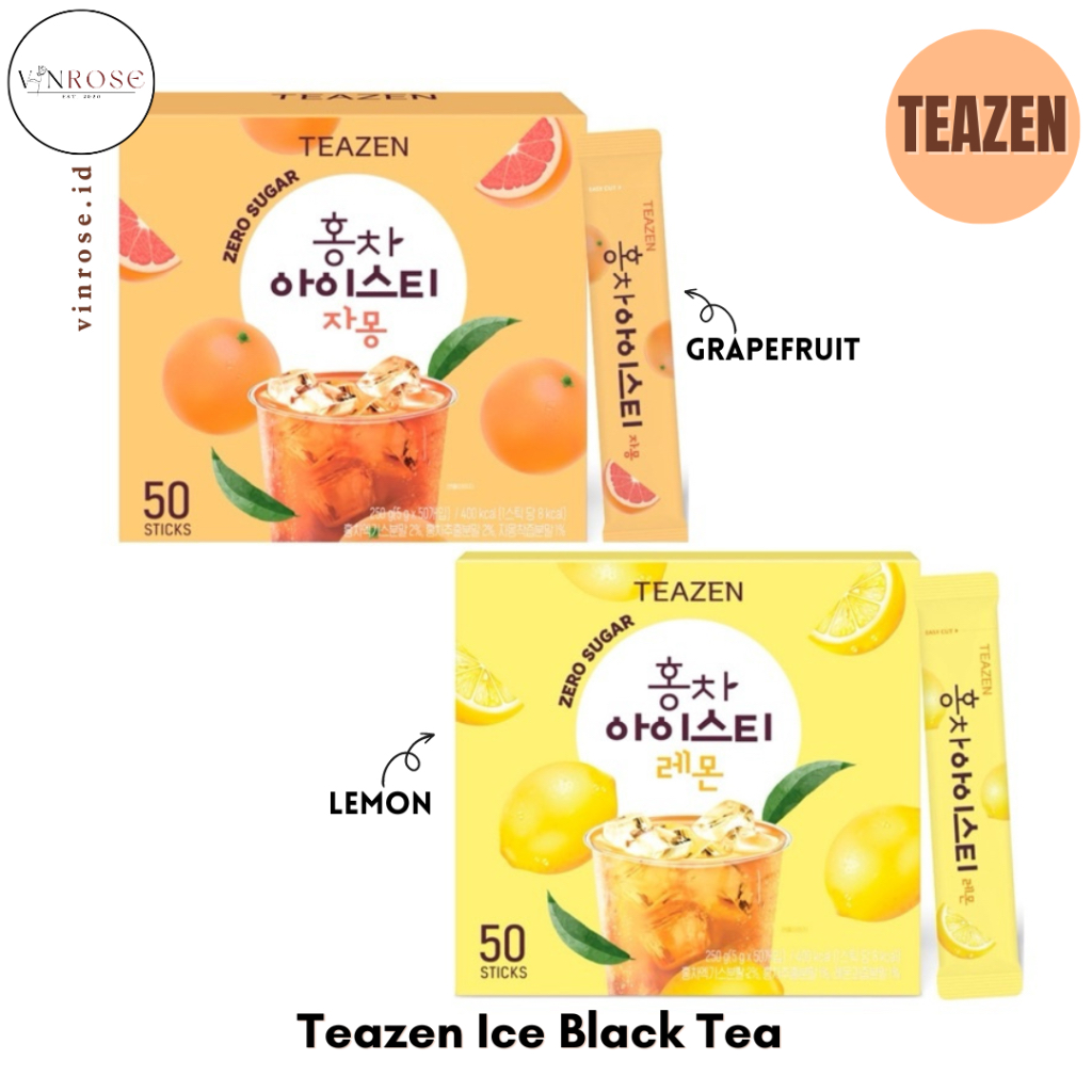 

[10 Sachet] Teazen Ice Black Tea Korea Low Calories Ice Tea