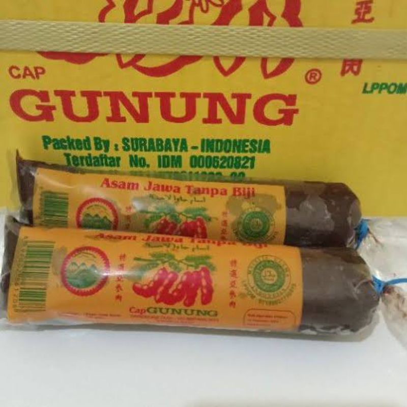 

Asam Jawa Asam Madura cap gunung 150gr