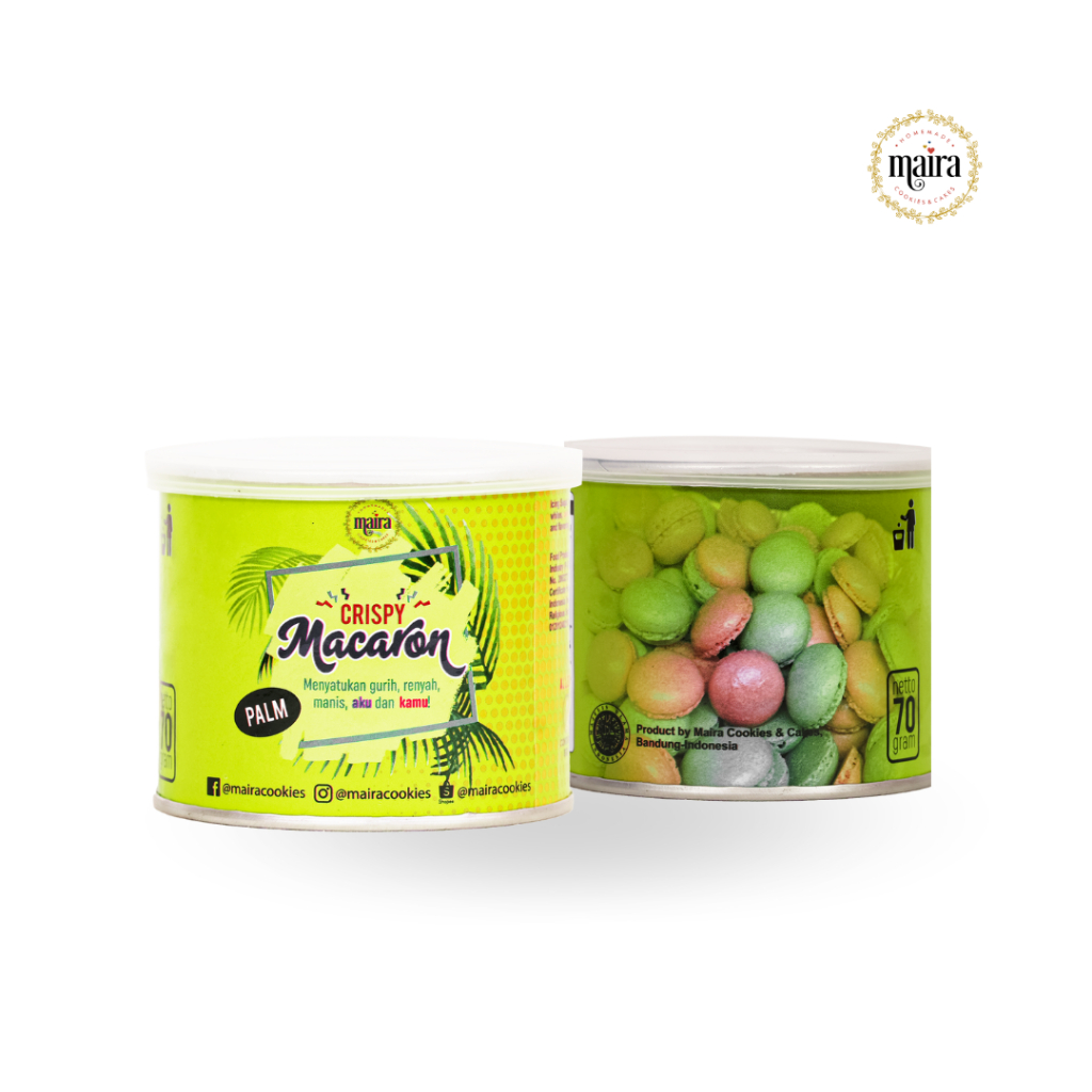 

Maira Crispy Macaron Palm Composite Can