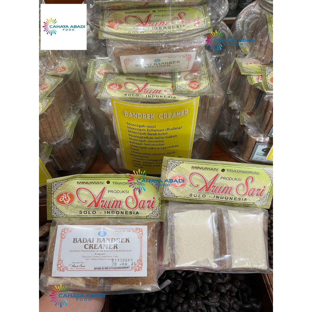 

Badai Bandrek Creamer Arum Sari Isi 10pcs