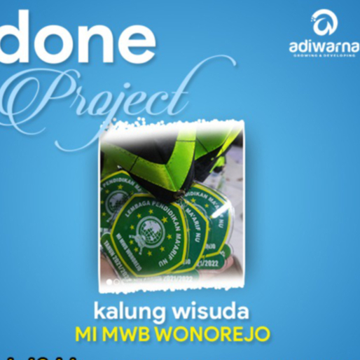 Kalung Wisuda Akrilik Custom | Medali Perpisahan Resin | Souvenir Kenang-Kenangan Sekolah & Lomba