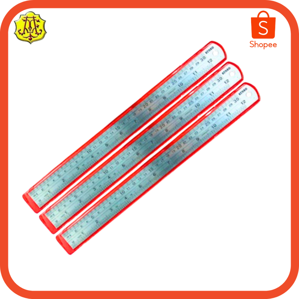 

MISTAR / PENGGARIS BESI 30CM TRIFELO