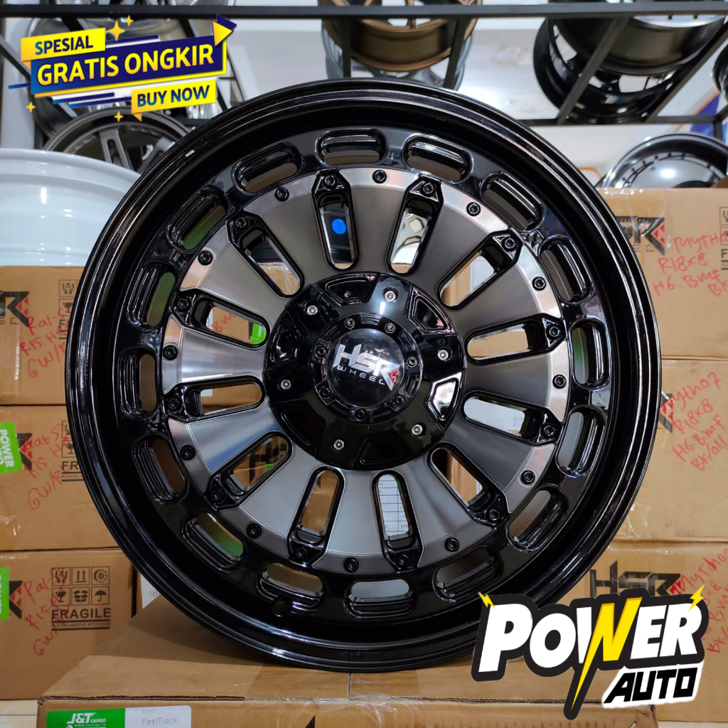 velg MYTH07 Hsr wheel Ring 18 Hole 6 untuk Pajero Fortuner Strada