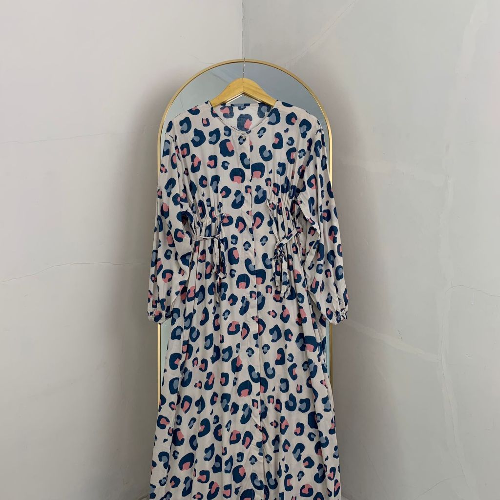 DASTER GAMIS SHIREEN LENGAN PANJANG MUSLIMAH KERUT DAN TALI / DASTER TUNIK / DASTER GAMIS / BAJU MUS