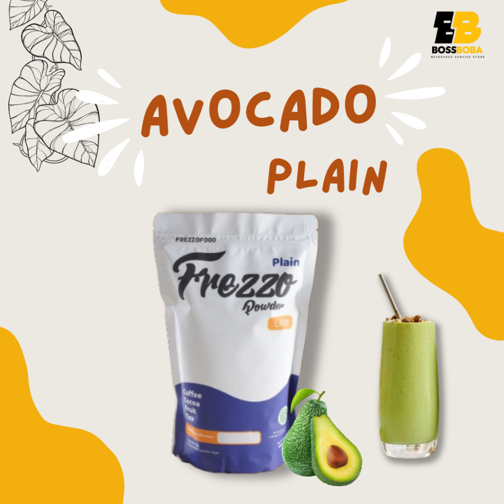 

Bubuk Minuman Rasa Avocado Plain Frezzo Powder Lite 500Gr/Minuman Kekinian Murah/Bossboba