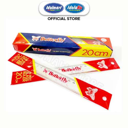 

IDOLMART Penggaris Butterfly 20 CM