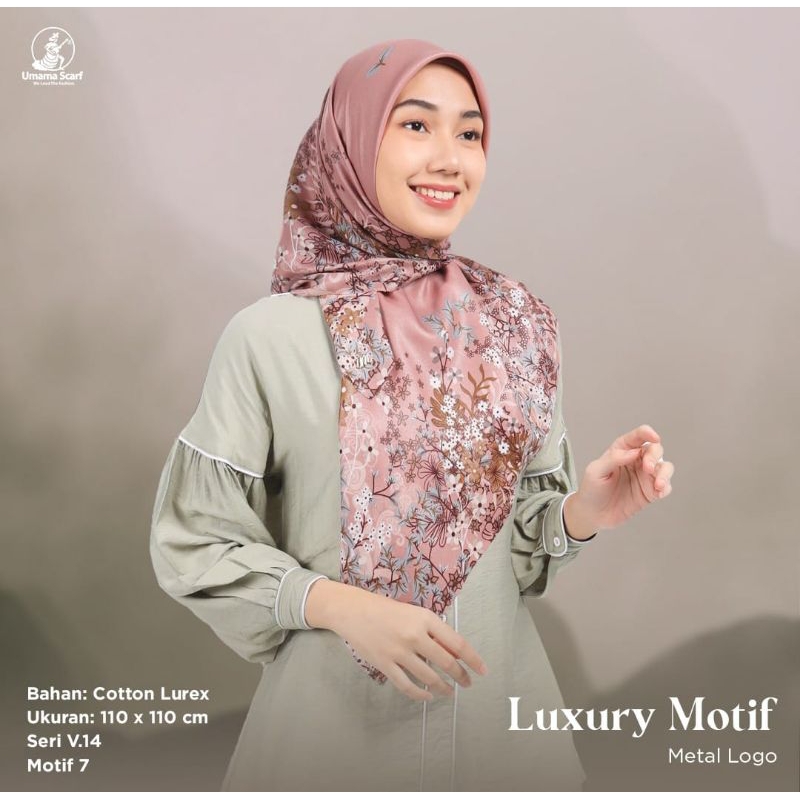 Luxury hijab motif