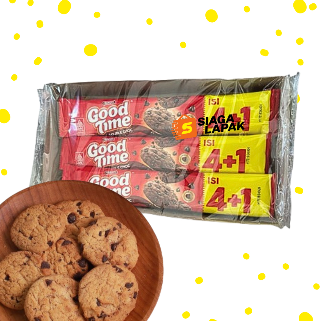 

Good Time Cookies Double Choc 1BOX Isi 12pcs