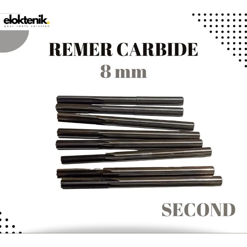 Reamer Carbide 8mm second