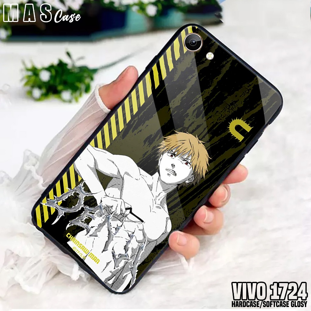 Case VIVO 1724 - Casing Hp VIVO 1724 ( Chainsaw ) Silikon Hp VIVO 1724 - Softcase Glass Kaca - Kondo