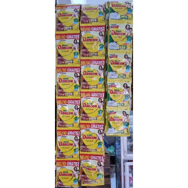 

dancow fortigro instan/coklat 10 sachet exp agustus 2025 all varian