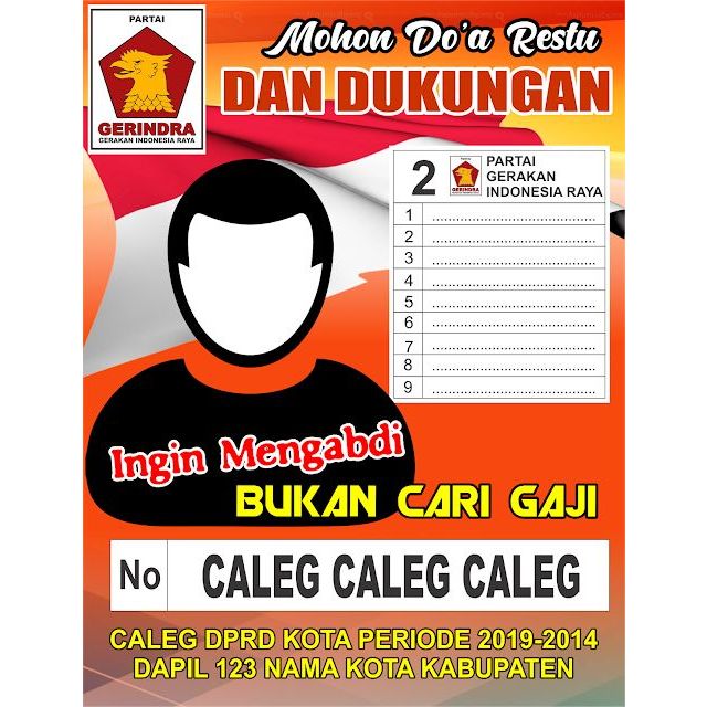 

stiker pemilu 2024 Stiker caleg partai pemilu Pilkada label stiker stiker custom