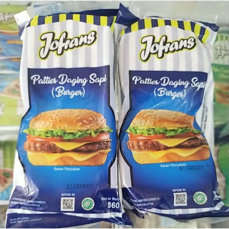 

jofrans patties ayam dan sapi 360gram