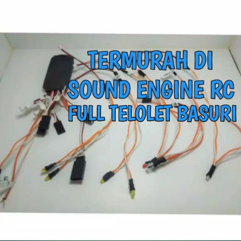 SOUND ENGINE RC +LAMPU SEIN.DAN KLAKSON