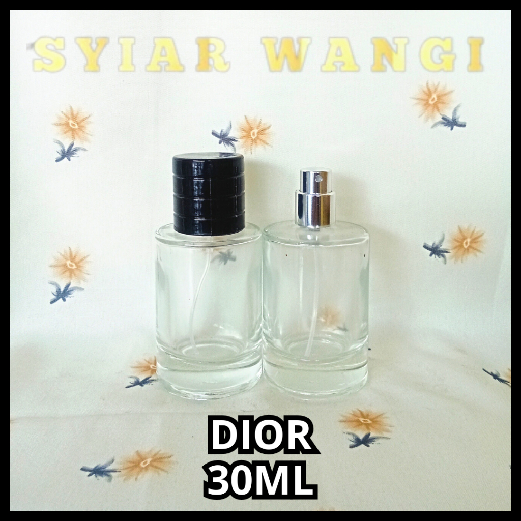 Botol Parfum SPRAY DIOR 30ML - Botol Parfum ISI ULANG DRAT - Botol UKURAN 30ML