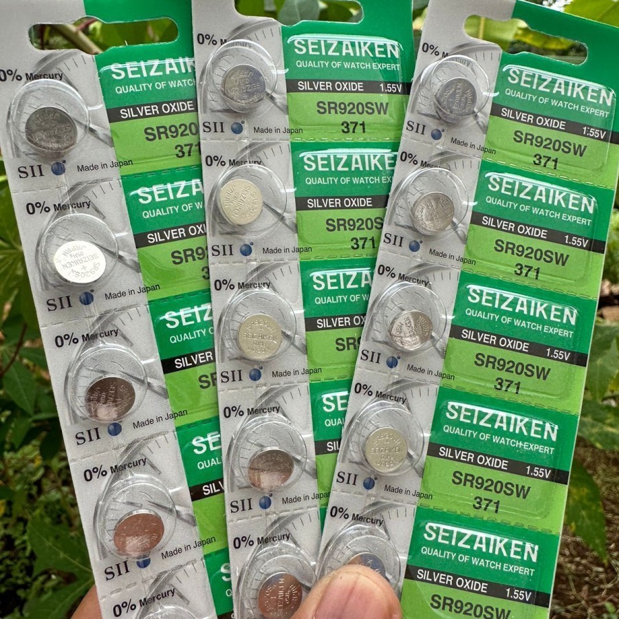 Baterai Original SEIZAIKEN SR920SW SR920 SR 920 921 SW 371 SEIKO JAPANG