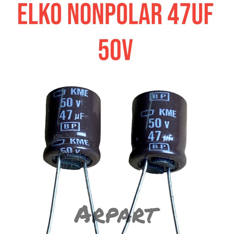 elko 47uf 50v nonpolar bipolar