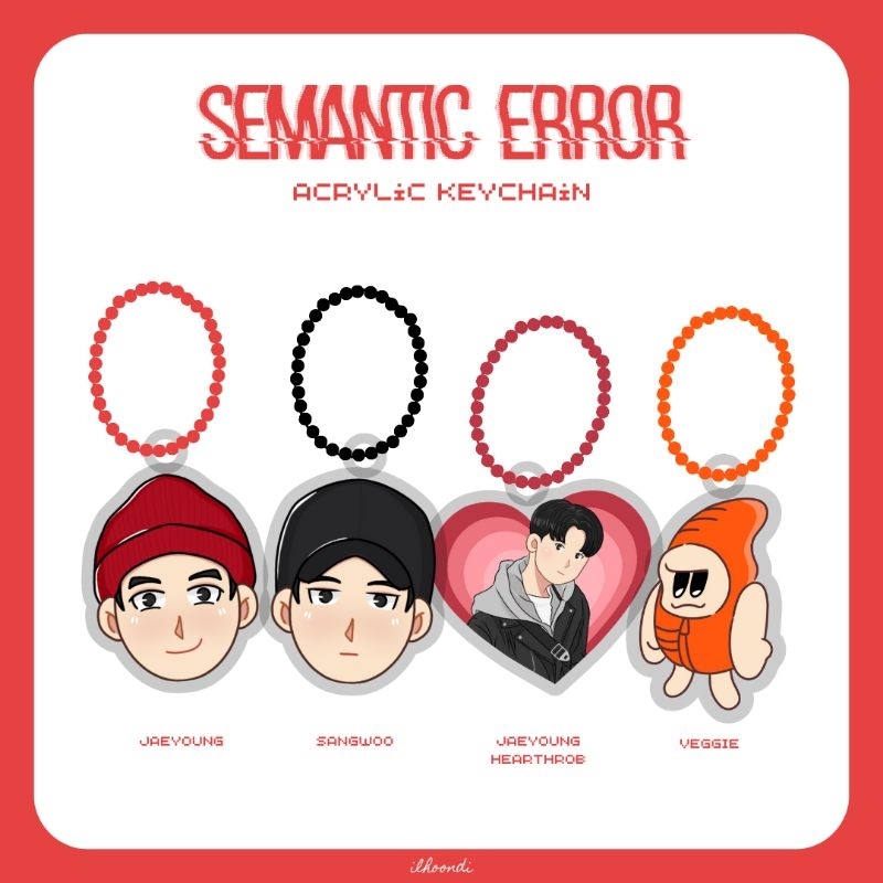 Semantic Error Acrylic Keychain