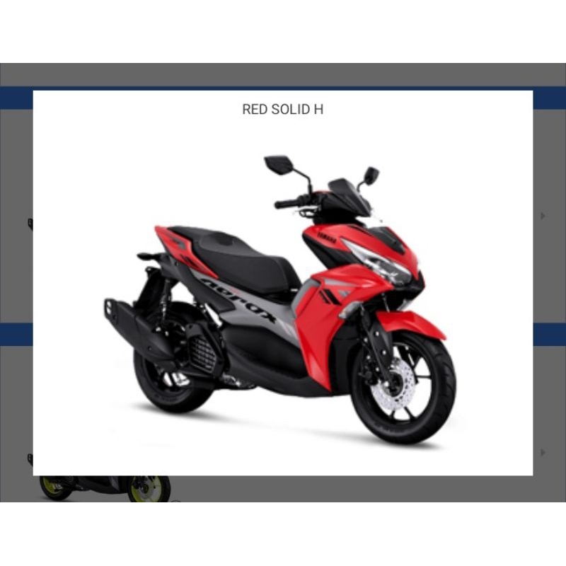 Paket full set Body Halus Aerox 155 New Connected Merah Glossy