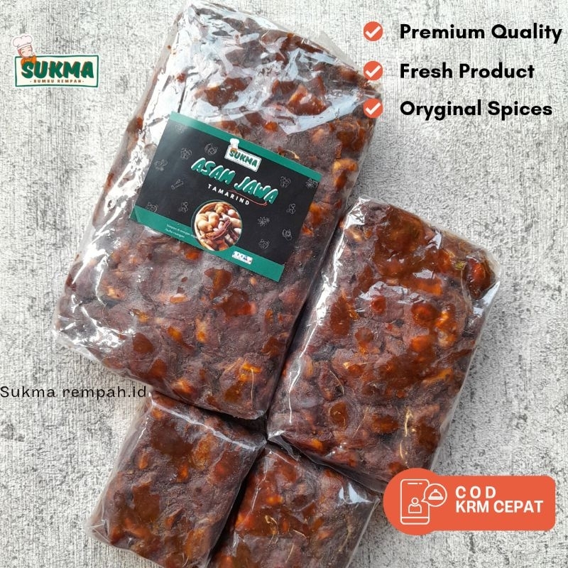 

Tamarind Asem Asam Jawa Biji Matang Asli Kemasan 1kg 500 gram Premium Quality / JSR Rempah Herbal & Bumbu Dapur Masak